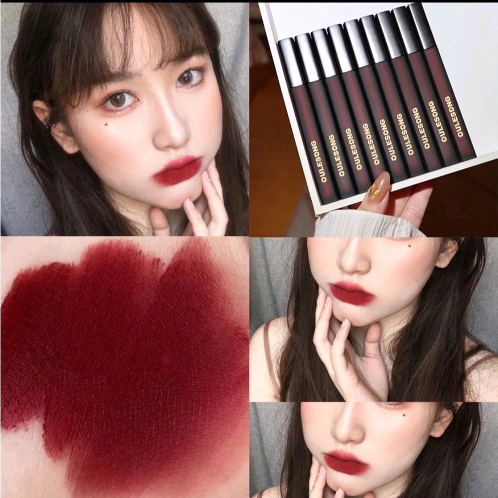 Son kem đen dải ngân hà OULESONG Lip Glaze Nội Địa Trung