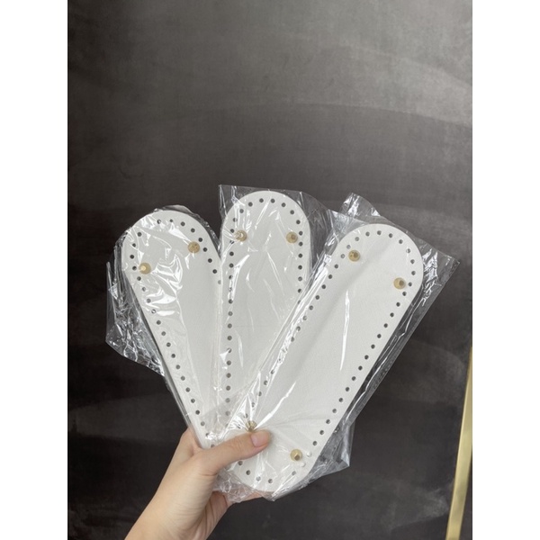 Đáy da PU làm túi xách 26x8cm - Miếng đệm đáy túi handmade bằng da PU