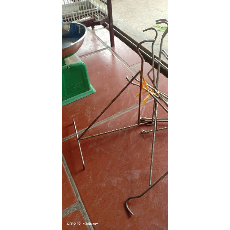 Móc Treo Lồng Chim INox phi 5 - móc treo lồng inox siêu bền