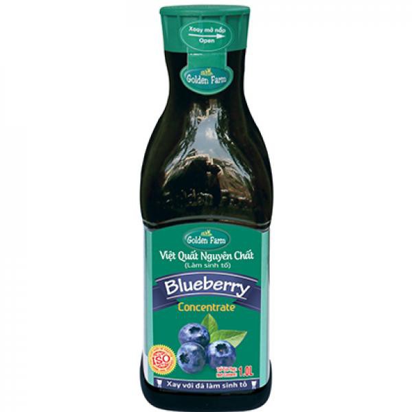 Sinh tố việt quất nguyên chất Golden Fram (1 lít và 500ml)