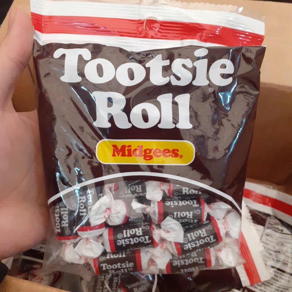 Kẹo mềm socola Tootsie Roll Midgee gói 184g