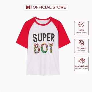 Áo thun bé trai cộc tay gia đình Super Boy K0030511 Thời trang M2
