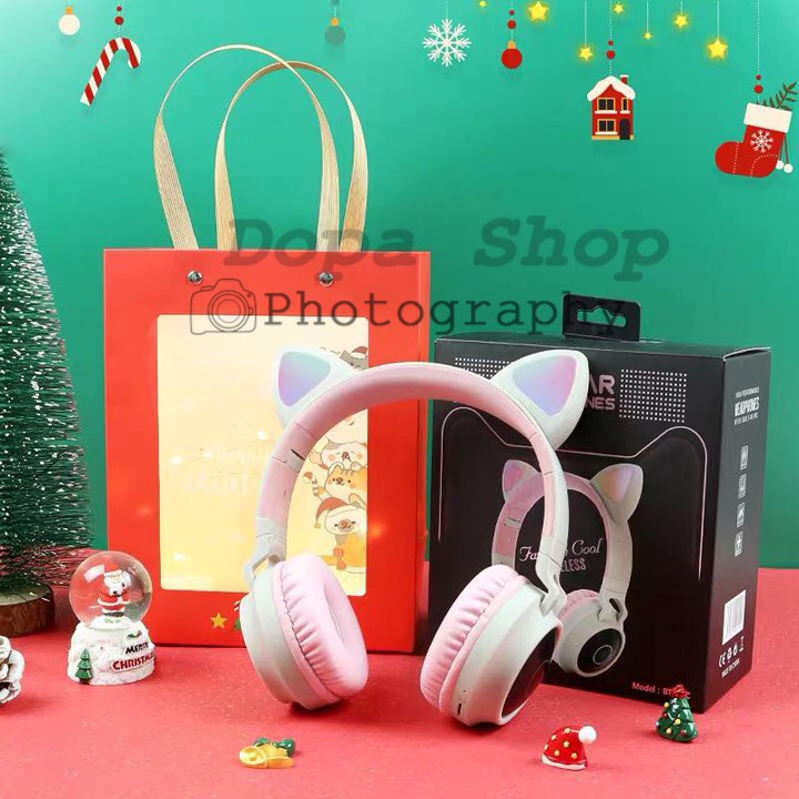 HÀNG CAO CẤP -  Tai nghe gaming tai mèo bluetooth âm thanh nổi sống động tic hợp mic tiện lợi - bảo hành 24 tháng.  - Hà | BigBuy360 - bigbuy360.vn