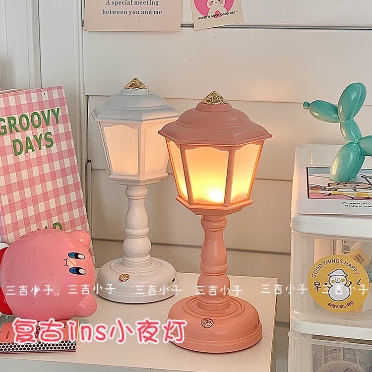 Đèn Ngủ Để Bàn Sạc usb Phong Cách Retro Sáng Tạo Lãng Mạn