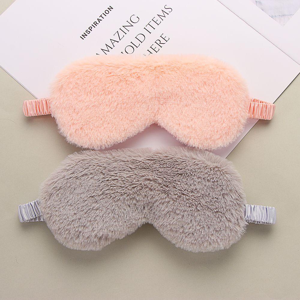 OKDEALS Plush Sleep Eyeshade Soft Cute Shade Cover Travel Relax Eye Mask