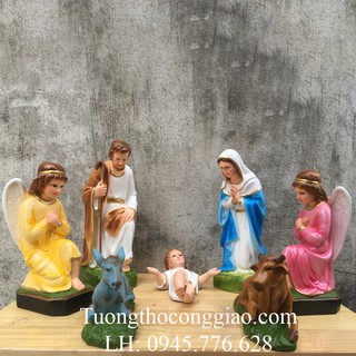 Bộ tượng Noel Giáng Sinh 30cm 7 tượng