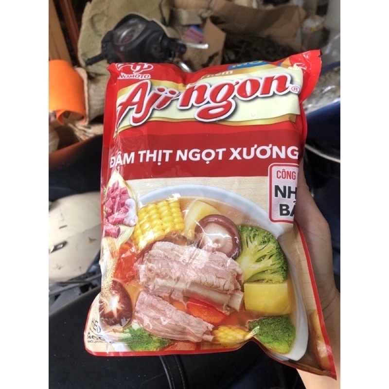 Hạt nêm Aji-ngon ngọt đậm đà gói 900g