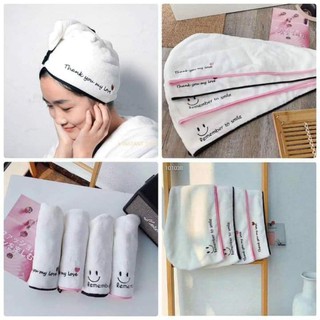 Khăn quấn tóc mau khô tóc