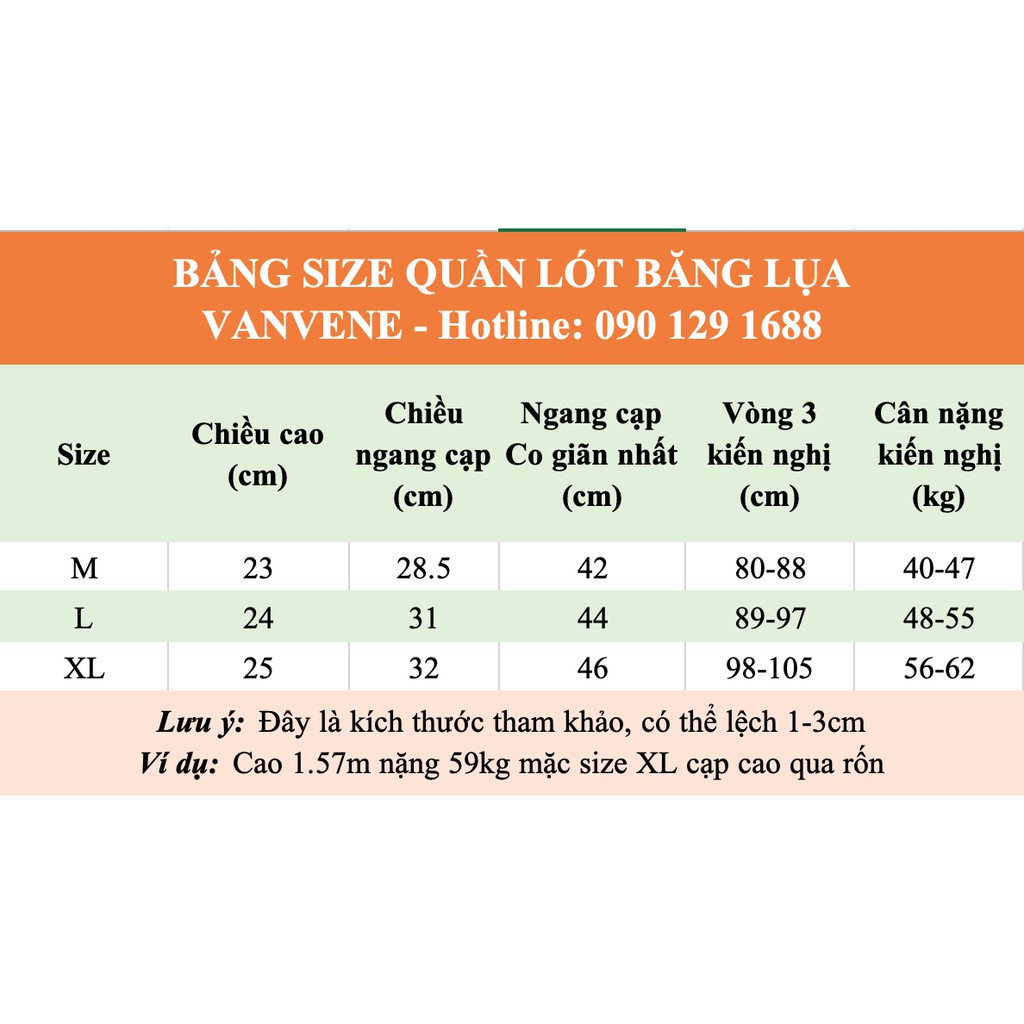 QUẦN LÓT NỮ BĂNG LỤA CẠP CAO GEN BỤNG VANVENE KHÔNG ĐƯỜNG MAY CHỐNG HẰN GIẤU VIỀN THÔNG HƠI THOÁNG CHỐNG LỌT KHE Q540 | BigBuy360 - bigbuy360.vn