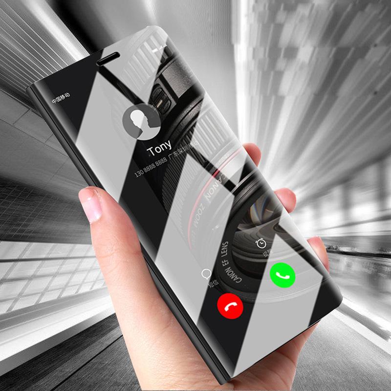 Ốp điện thoại nắp gương lật thông minh nhiều màu sang trọng cho OPPO Reno/ Reno 10X