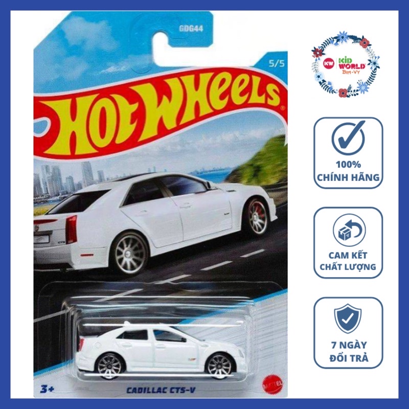 Xe mô hình Hot Wheels Luxury Sedans Series 2022 Cadillac CTS-V HDH16.