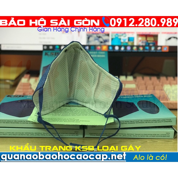 Khẩu Trang Than Hoạt Tính Gáy Chính Hãng - Hình chụp thật