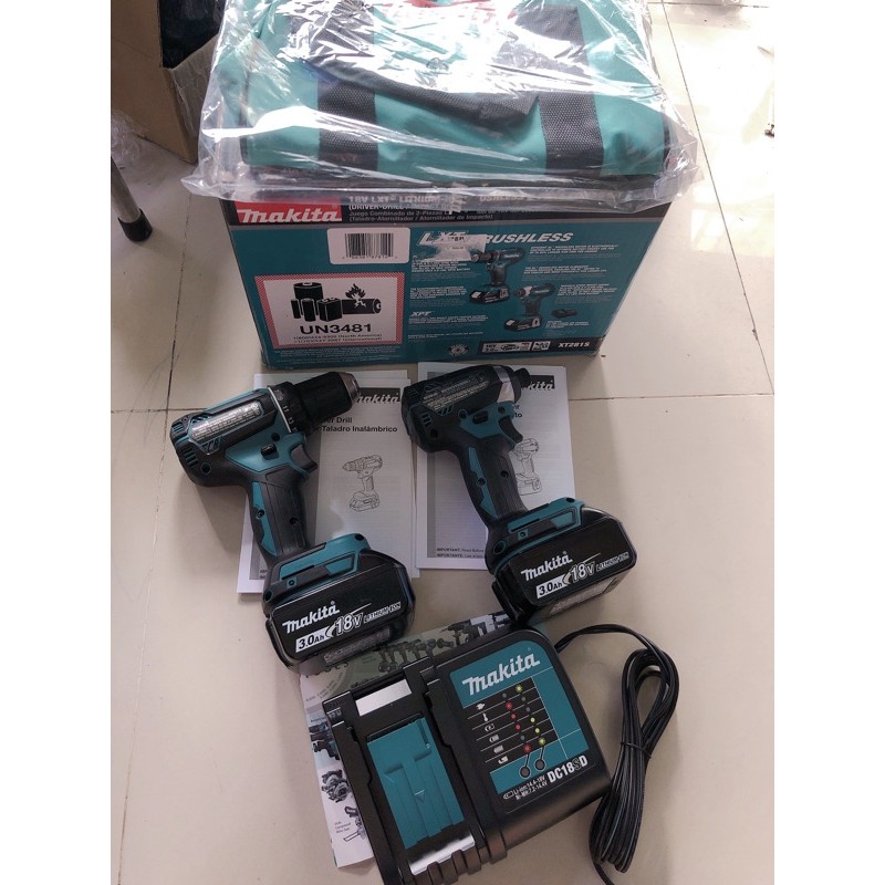 Bộ Combo Makita 18v XT281S