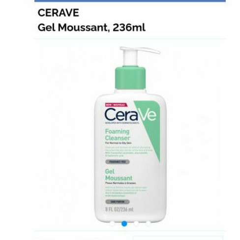 order chưa có Sẵn Sữa rửa mặt cerave 236 ml bản pháp