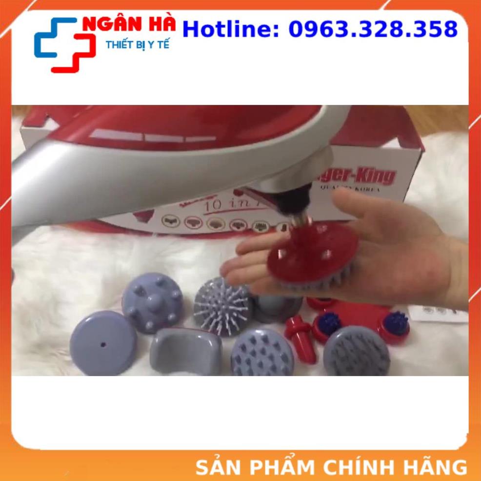 Máy massage cầm tay, Máy massage toàn thân,10 đầu massager king