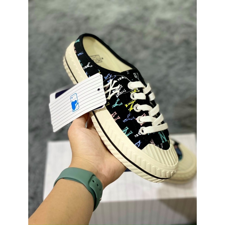 Giày thể thao sục nữ in chữ ny phong cách hàn quốc năng động dễ thương