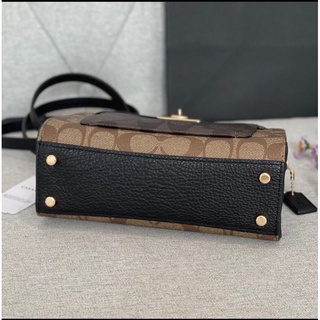 Túi Coach mini Lane Top handle