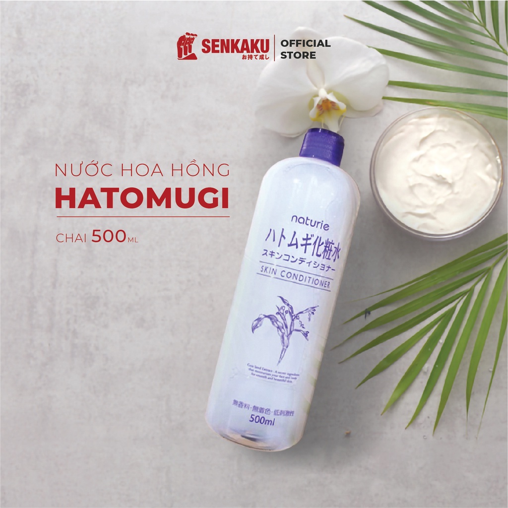 Nước Hoa Hồng Hatomugi Ý Dĩ Naturie Skin Conditioner Lotion Nhật Bản 500ml | BigBuy360 - bigbuy360.vn