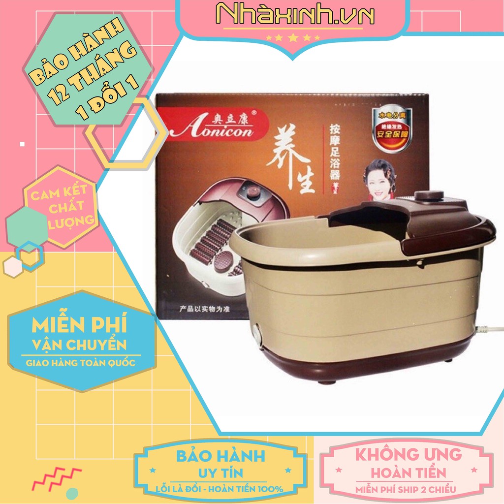 [Hàng Nội Địa] Chậu Ngâm Chân Massage OEM cắm điện cao cấp, chậu ngâm chân mát xa - Bảo hành 12 tháng