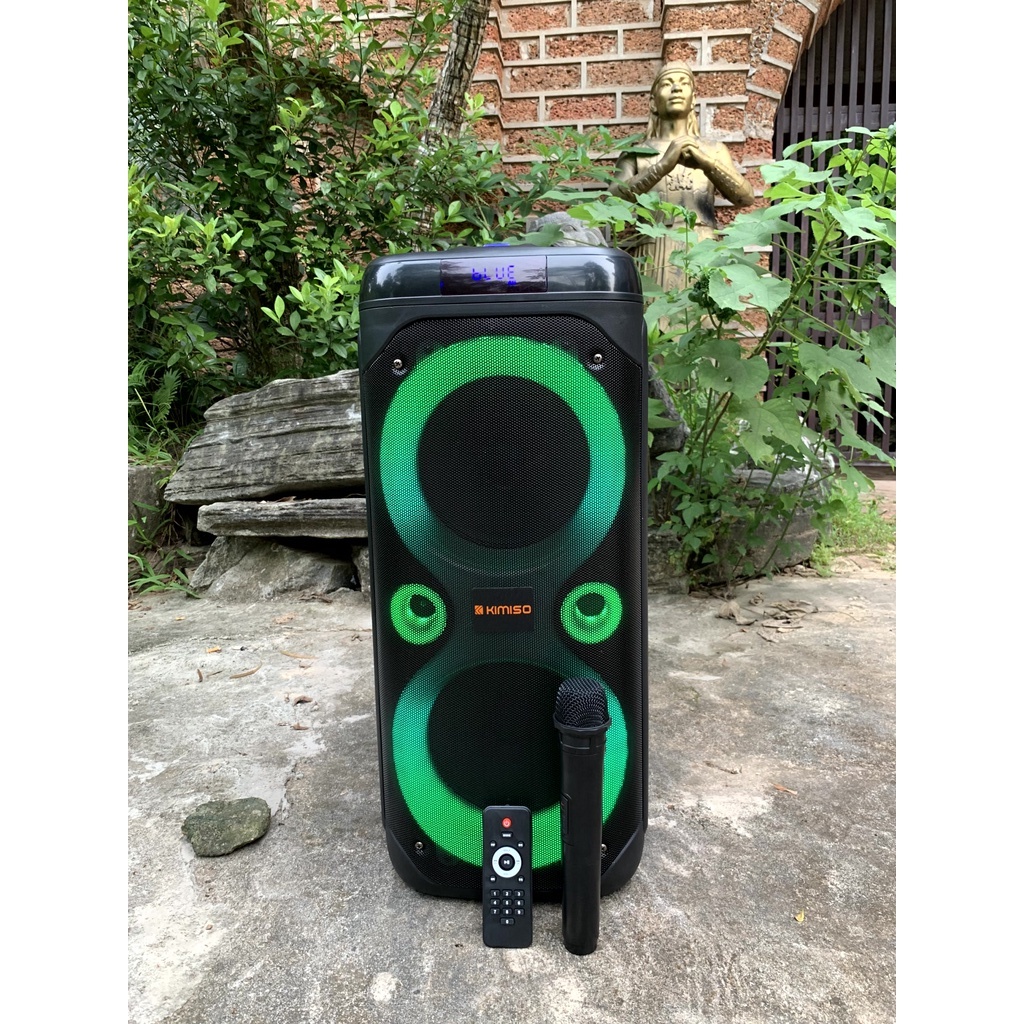 Loa Kéo Pro Partybox QS-8603 Karaoke Bluetooth Hát Siêu Hay Mẫu Mới-Tặng kèm Mic không dây