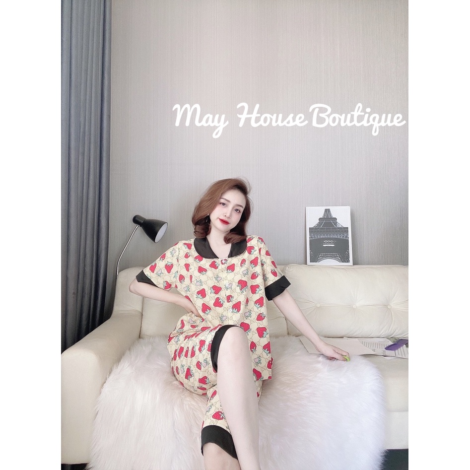 [Mã SKAMFSW175 giảm 10K đơn 50K] Đồ Bộ Bigsize 50-100kg Lửng Lụa MANGO Mặc Nhà Cho Nàng Múp