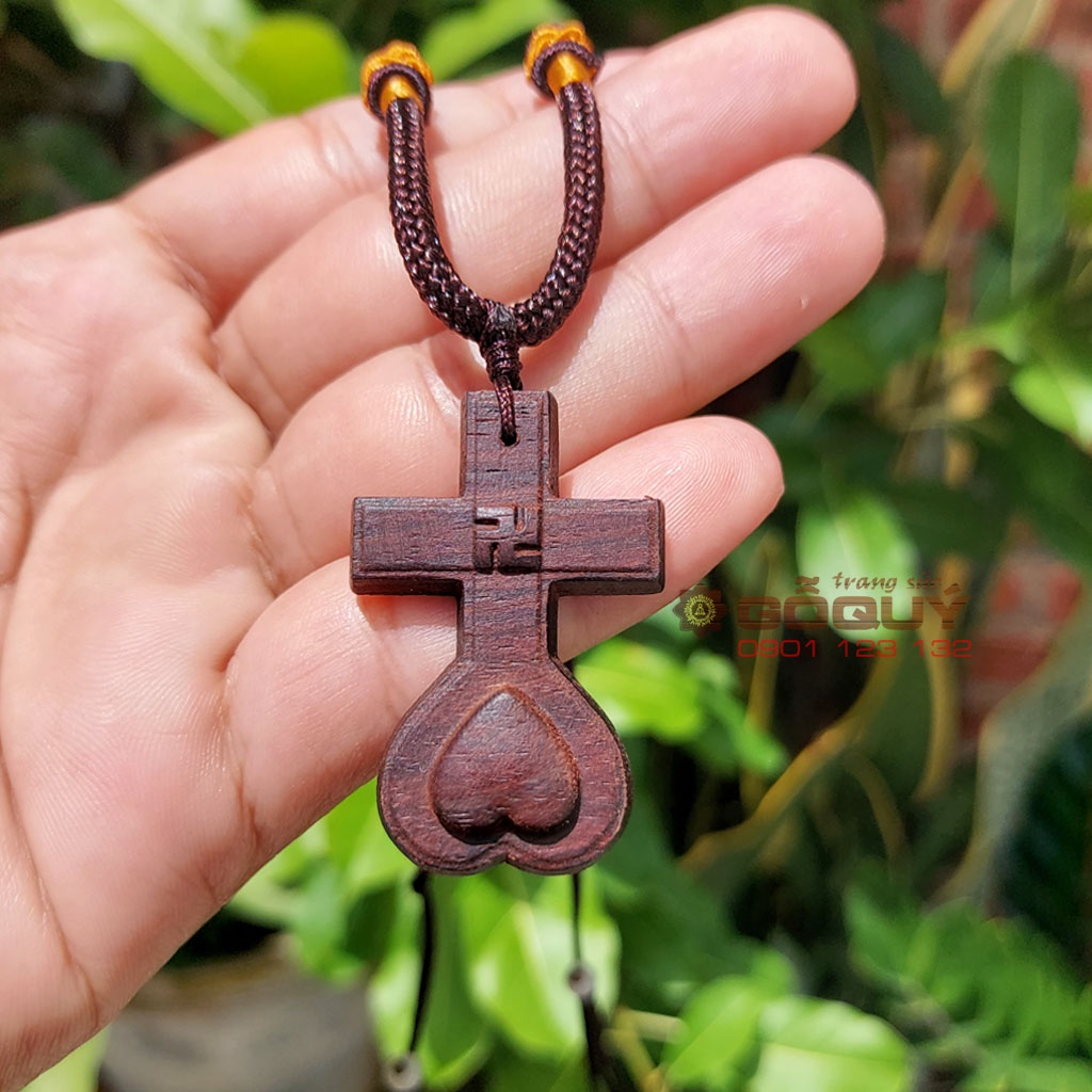 Biểu tượng Thiên tâm đạo gỗ trắc