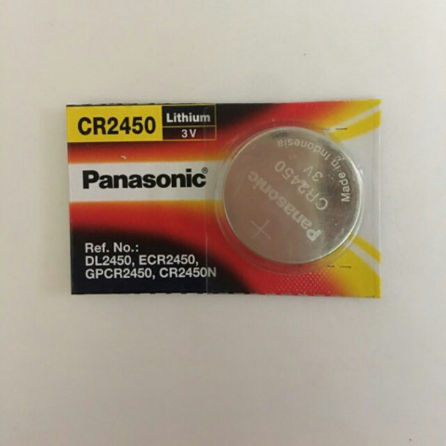 Pin CR2450 Panasonic 3V Lithium vỉ 1 viên