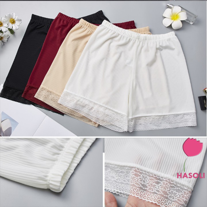 Quần Mặc Váy Cao Cấp Cotton Gân Tăm Lạnh Mềm Mịn Co Giãn 4 Chiều 8807 S29