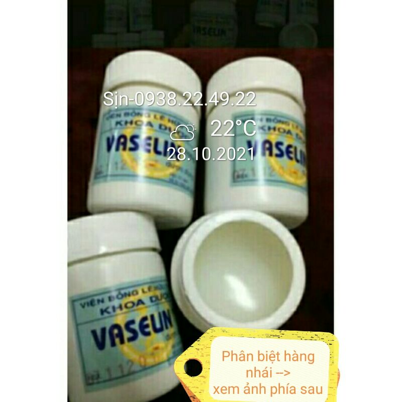 Kem nẻ vaseline-sáp nẻ viện bỏng hũ 100g,50g-Có phản hồi của khách đã mua