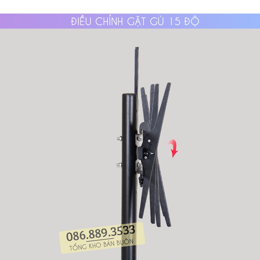 Giá treo tivi di động ErgoTek E1500 32 - 43 - 50 - 55 inch - Cột Kệ Treo Tivi Có Bánh Xe Di Chuyển