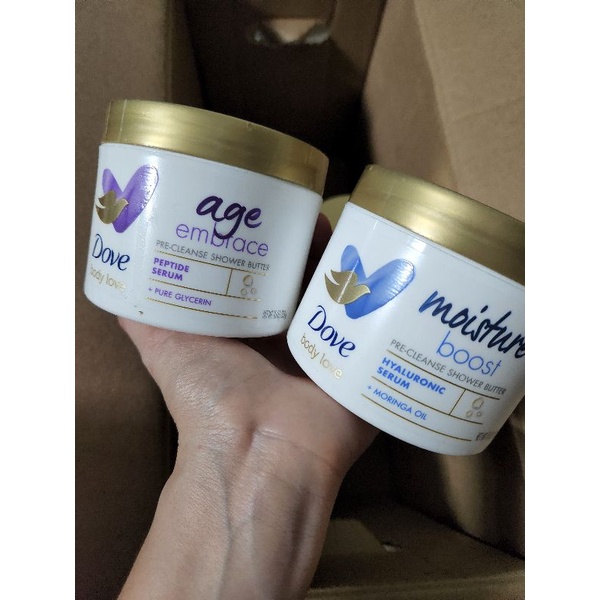 Kem dưỡng Dove Body Love Pre-Cleanse Shower Butter