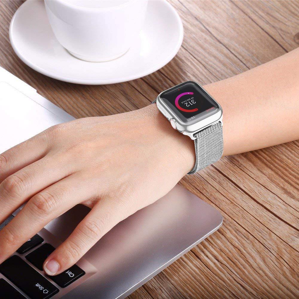 Magnetic Colorful Strap for Apple Watch Series SE 6 5 4 3 2 1 Watchband Stainless Steel Magnetic Bracelet 38mm 40mm 42mm 44mm