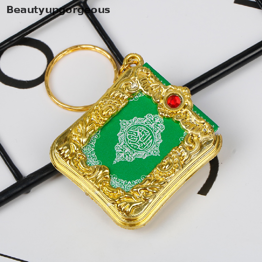 Móc Khóa Mini Hình Koran Ark Quran Green Is Island