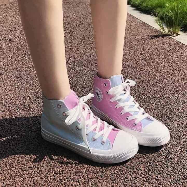 giày sneaker thể thao cv cao cổ đổi màu khi ra nắng | BigBuy360 - bigbuy360.vn