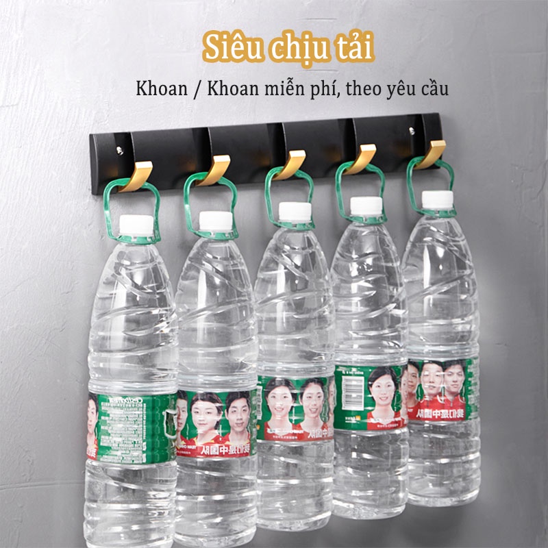 GuanChuang Móc Treo Đồ Bằng Nhôm Có Thể Gấp Gọn Tiện Dụng Cho Phòng Khách / Phòng Tắm