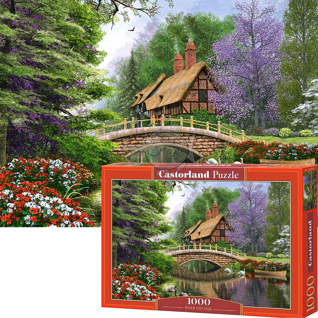 Xếp hình puzzle River Cottage1000 mảnh CASTORLAND C-102365-2