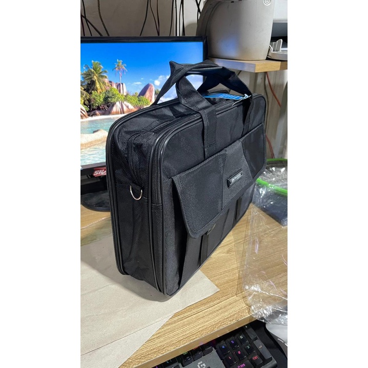 Cặp văn phòng laptop đeo chéo đeo vai Case trung tâm 4 kiểu Shalla GSR [Có sẵn]