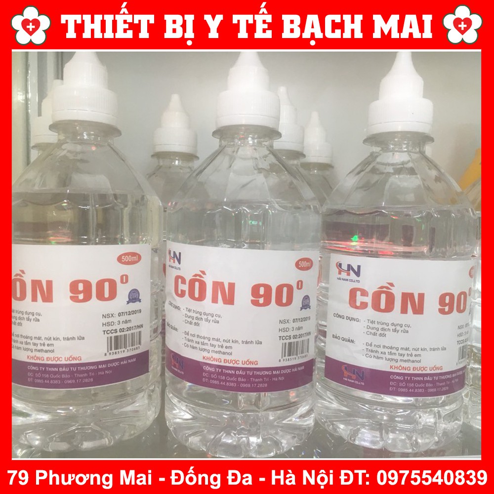 Cồn Y Tế 70, 90 Độ Sát Khuẩn 500ml