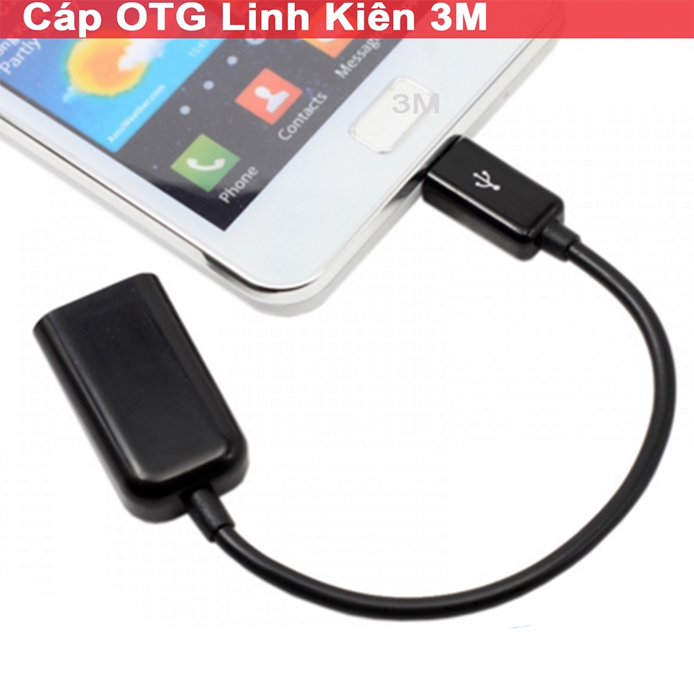 Cáp OTG USB Cái-MicroUSB