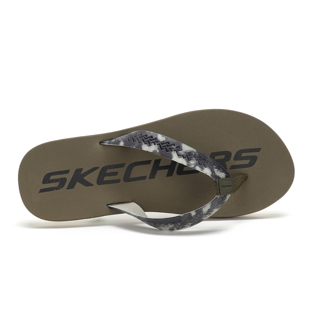 Skechers Dép Nam Camo Stretch Upper Thong - 8790062-OLMT