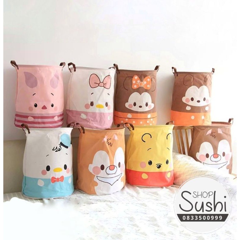 (FreeShip) Giỏ vải, Sọt vải đựng đồ đa năng