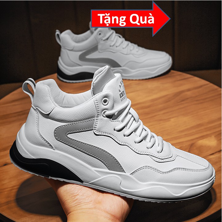 Giày MLB Nam Nữ 2022, Giày Sneaker Tăng Chiều Cao 5cm Hàng Mới Về