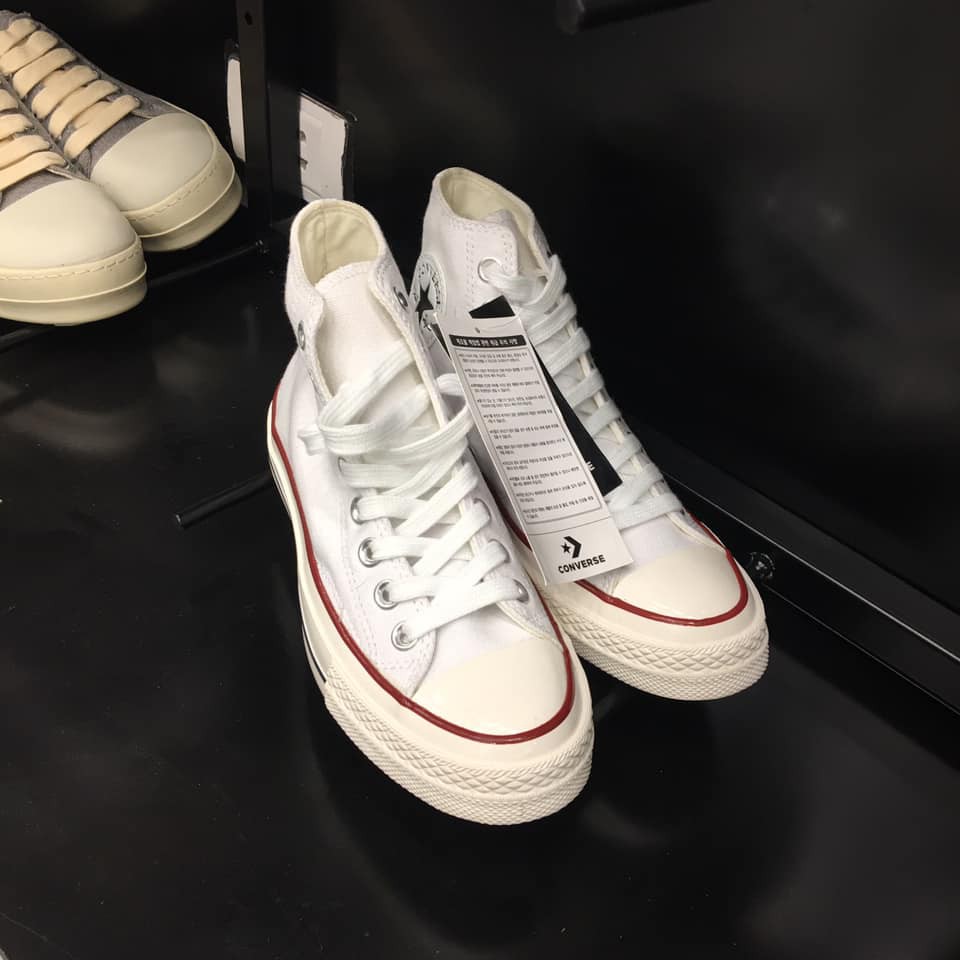 [Free ship ] Giày Thể Thao Sneaker Cv Trắng Cổ cao 1.1 | BigBuy360 - bigbuy360.vn