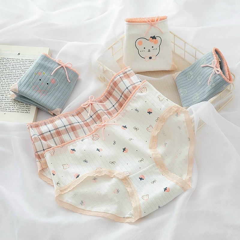 Combo 5 quần cotton dễ thương