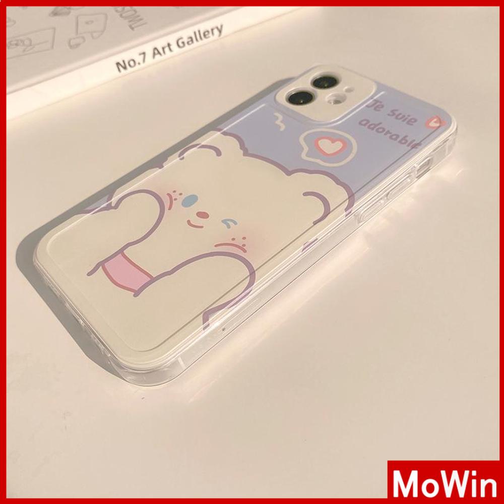 Ốp Điện Thoại Silicon Trong Suốt Viền Vuông Chống Sốc Cho iPhone 13 Pro Max iPhone 12 Pro Max iPhone 11 iPhone 7 Plus