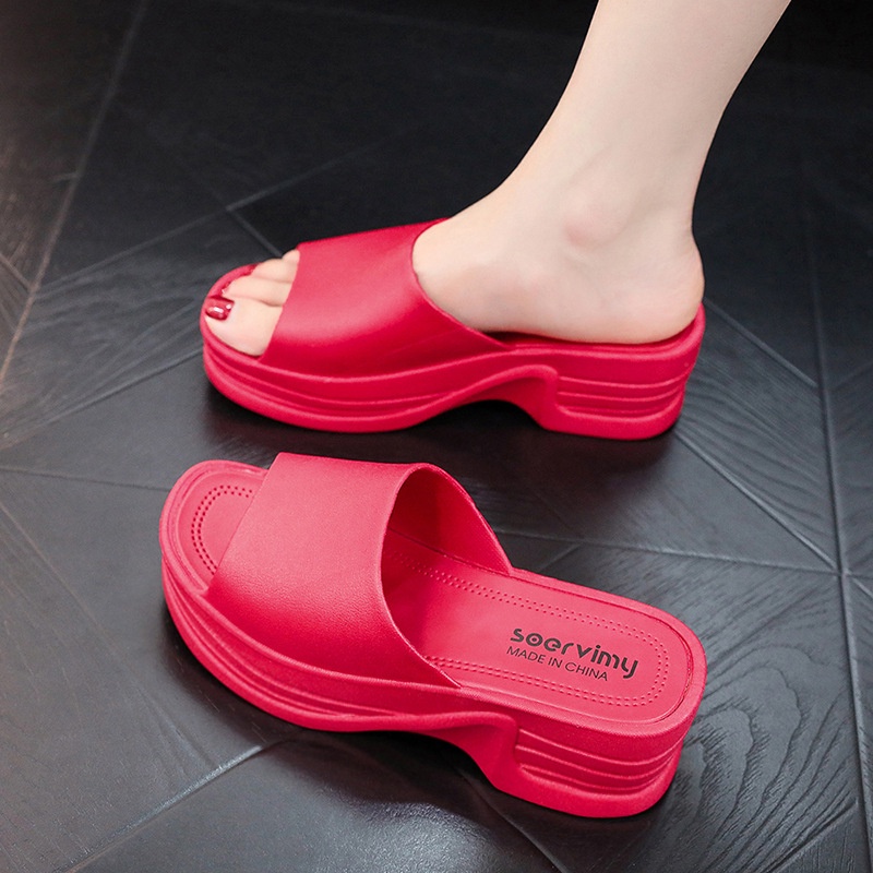 Dép Sandal Đế Xuồng Quai Lưới Thời Trang Dành Cho Nữ