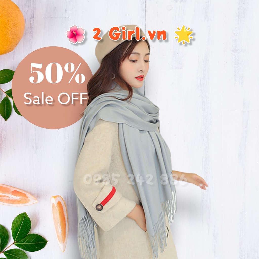 Khăn Quàng Cashmere Vải Cao Cấp Siêu Mềm