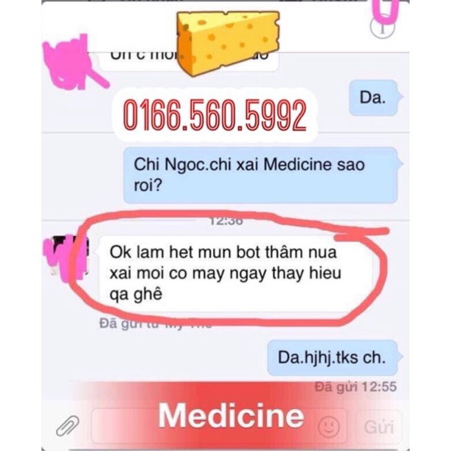 Kem mụn medicin