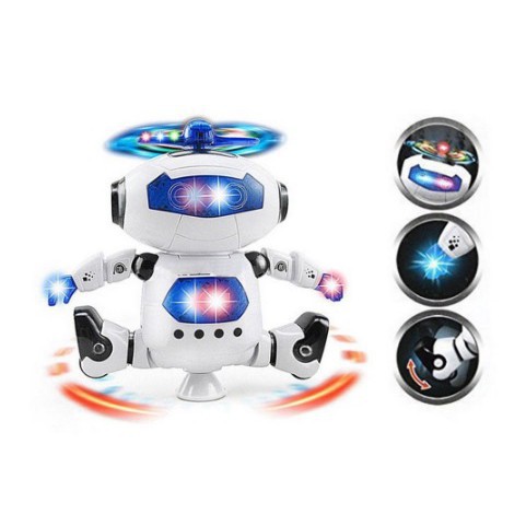 [CHẤT LƯỢNG] Robot Biết Nhảy Và Hát Xoay 360 Độ