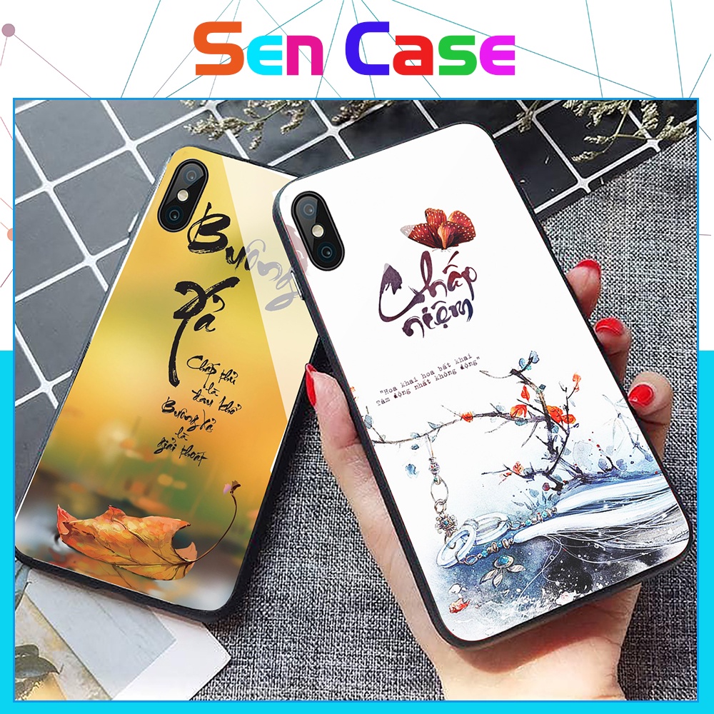 Ốp Lưng Kính Cường Lực Iphone X - Iphone Xs Chống Trầy Xước, Chống Sock Bảo Vệ Tuyệt Đối Dế Yêu